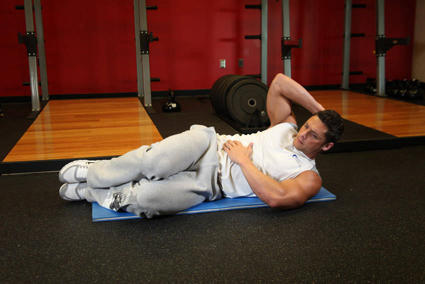 Oblique Crunches - On The Floor