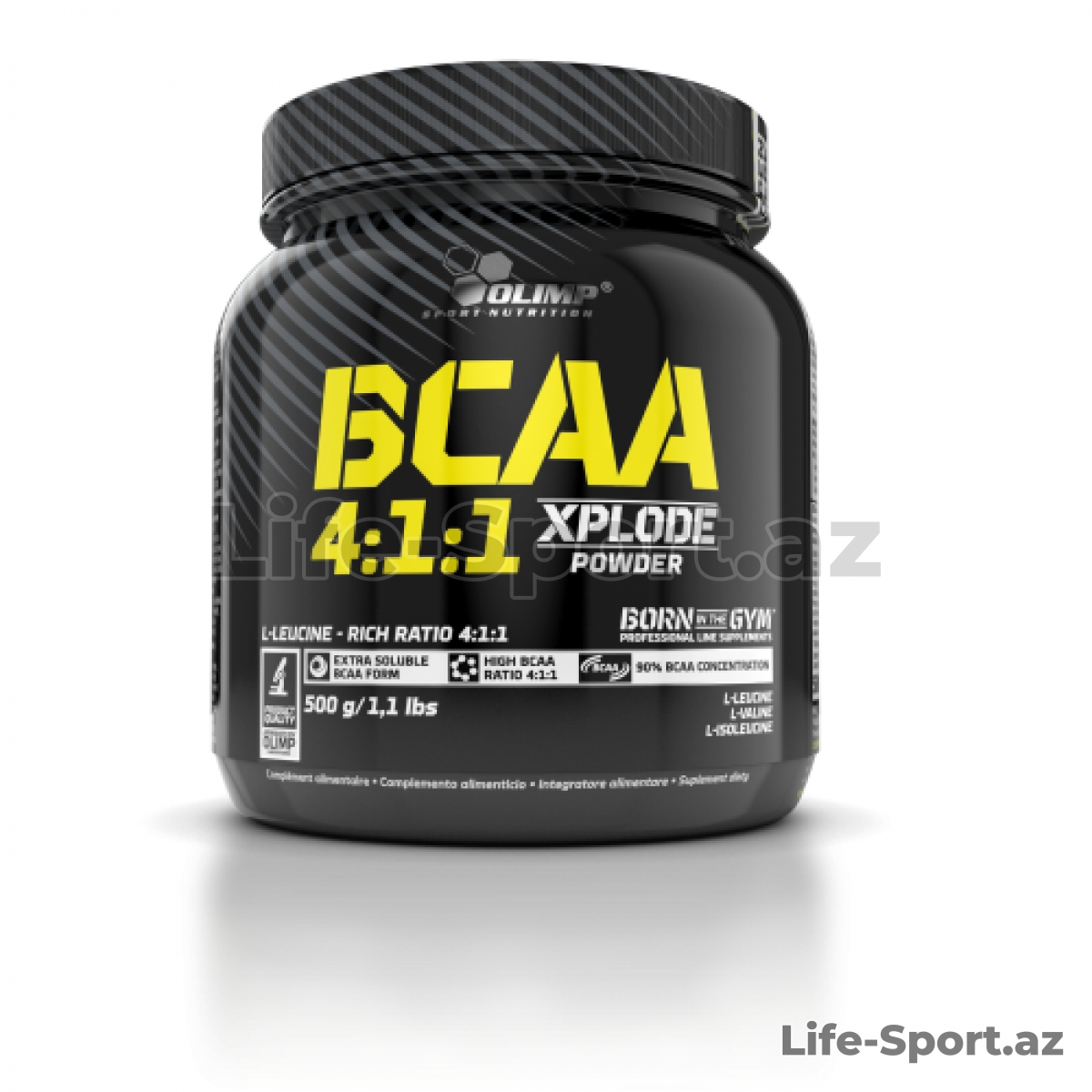 BCAA 4:1:1, 500 QR
