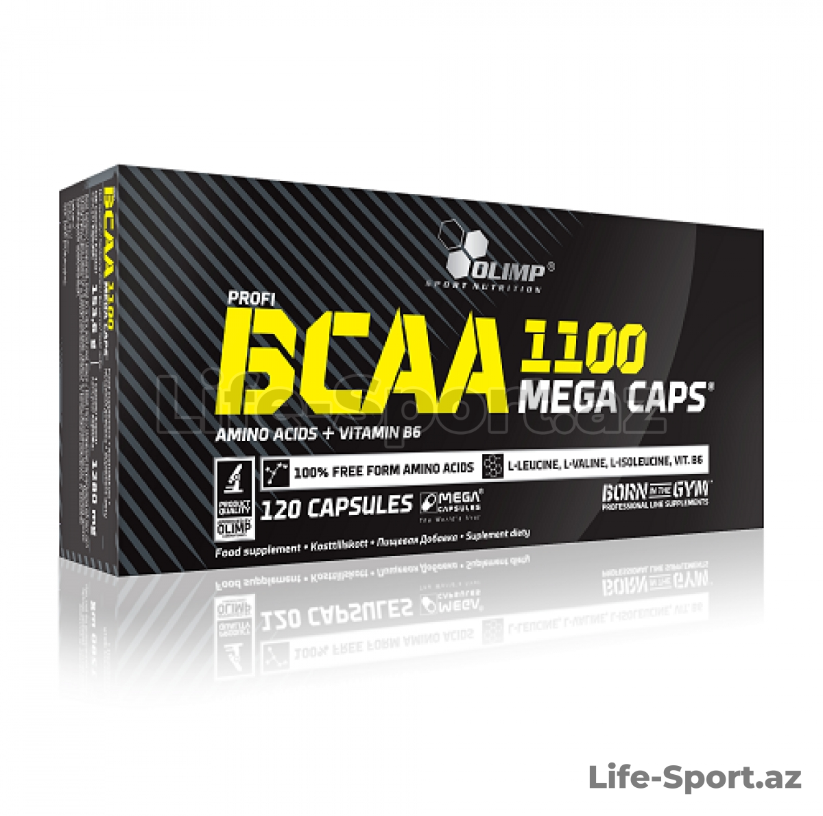 BCAA MEGA CAPS, 120 KAPSUL