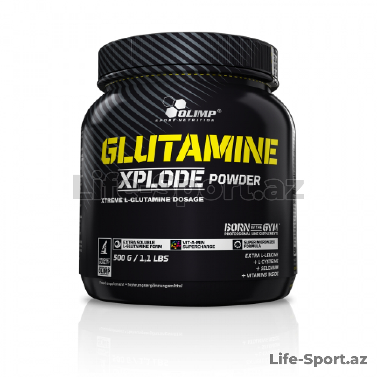 GLUTAMINE XPLODE POWDER, 500 QR