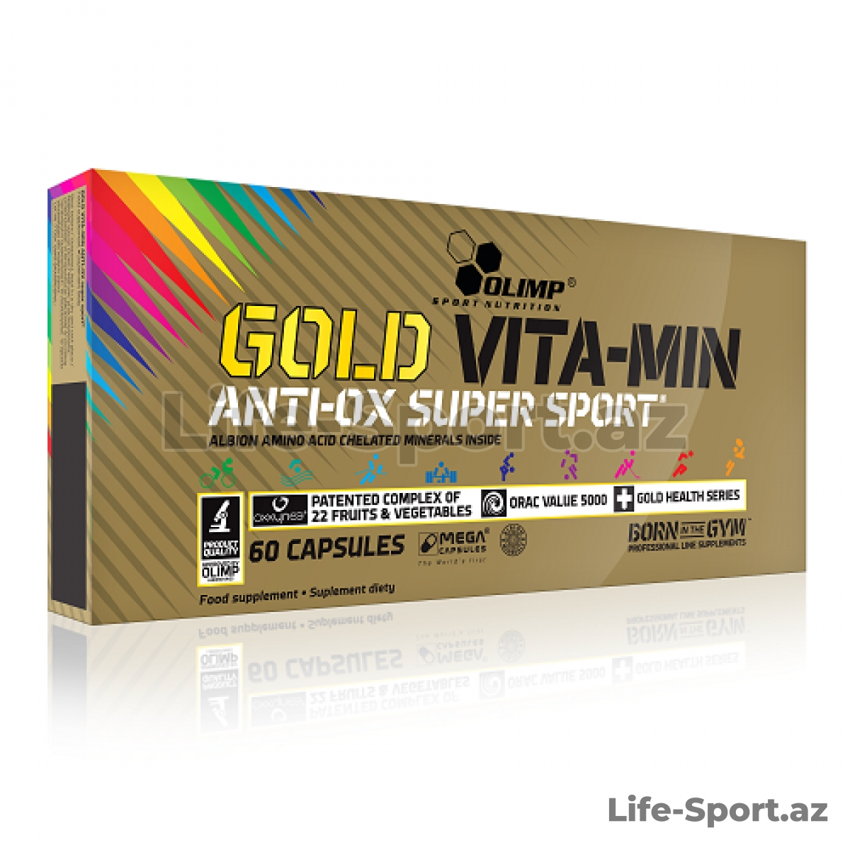 GOLD VITA-MIN ANTI-OX SUPER SPORT, 60 KAPSUL