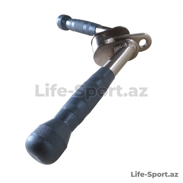 Life-Sport Hard Chrome Revolving Press Down Bar