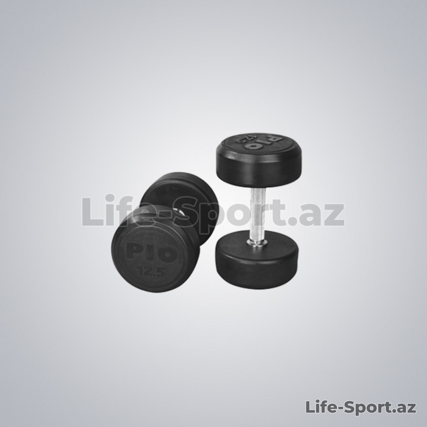 Qantel Rubber Dumbbells 5 kg